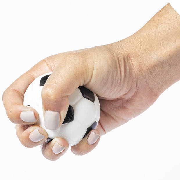 Stressbal voetbal - 6 cm - knijpbal - verbeter de focus - Stressballen