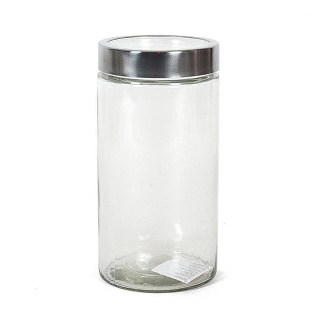 Bormioli Rocco Voorraadpot/bewaarpot - glas - met deksel - 1.7 liter - luchtdicht - Voorraadpot