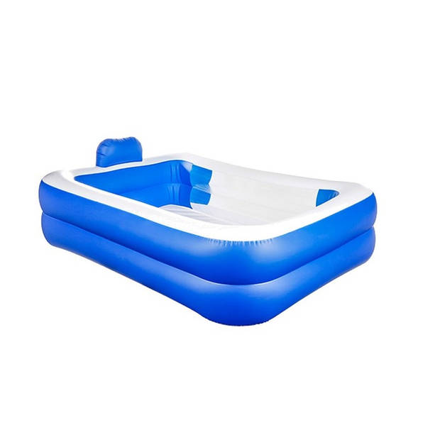 Haushalt - Opblaasbaar zwembad met kussen - 200x150x50cm