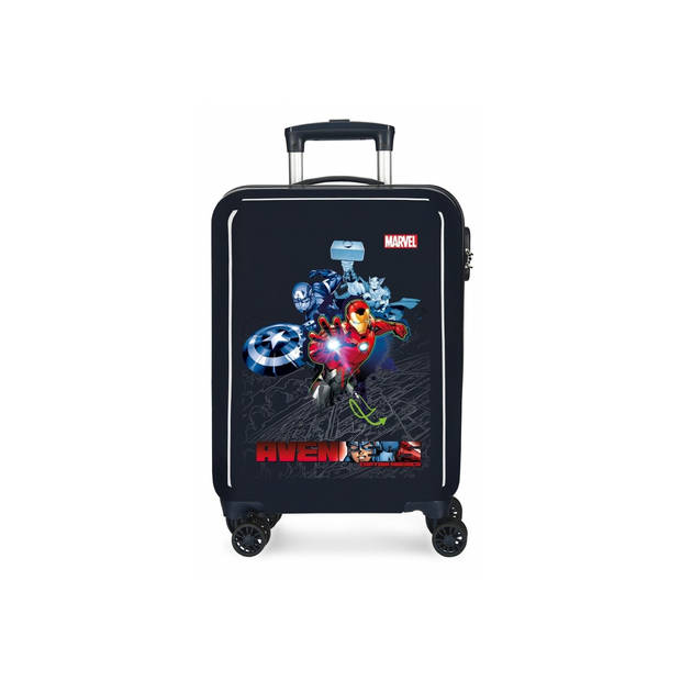 Avengers Amour jongens ABS koffer 55 cm 4 w blauw