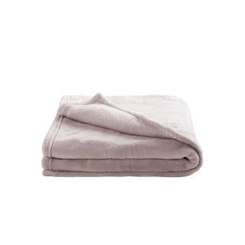 DOUX NID Cover Microdoux Taupe 100x150 cm