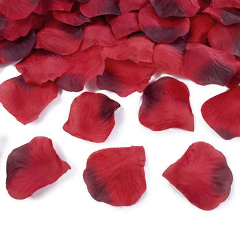 Rode rozenblaadjes 500x stuks - Rozenblaadjes / strooihartjes