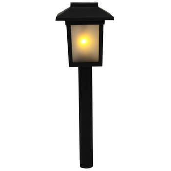 Tuinlamp solar fakkel / tuinverlichting met vlam effect 34,5 cm - Prikspotjes