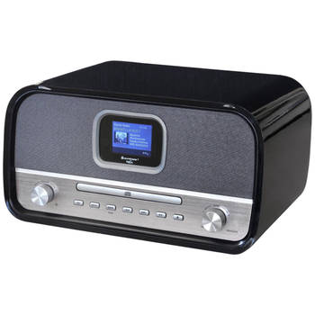 Soundmaster DAB970SW - FM Radio - CD speler - Bluetooth - USB - Zwart