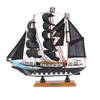 Piraten boot decoratie op voet 24 cm - Beeldjes