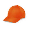 Oranje 6-panel baseballcap voor volwassenen - Verkleedhoofddeksels