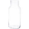 Vaas - glas - D16 x H30 cm - 7L - transparant - voor bloemen en boeketten - Vazen