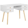 Beliani LEVIN - Bureau-Wit-MDF