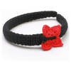 NatureZOO Haarband / Diadeem voor baby Vlinder Zwart/rood