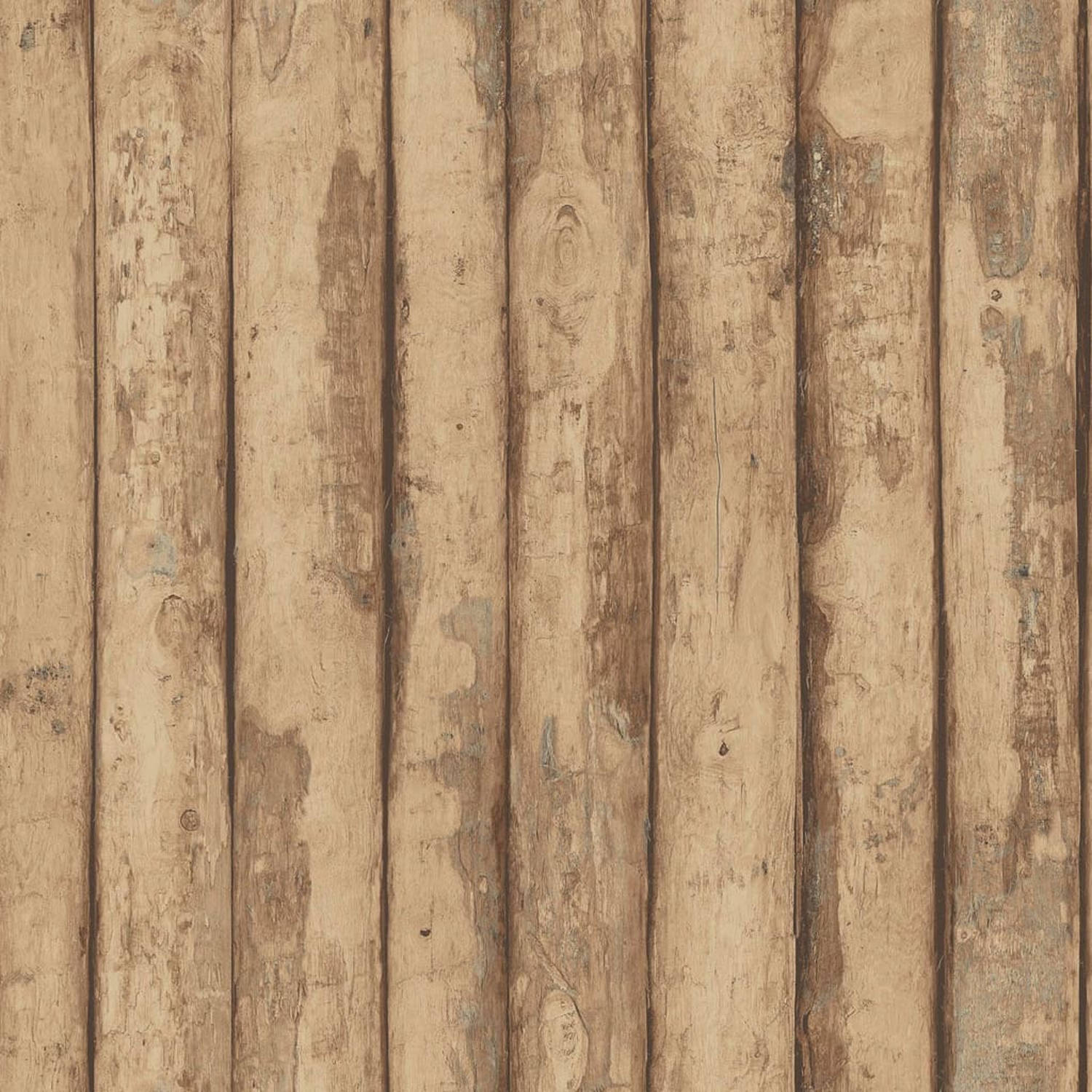 Homestyle Behang Old Wood bruin