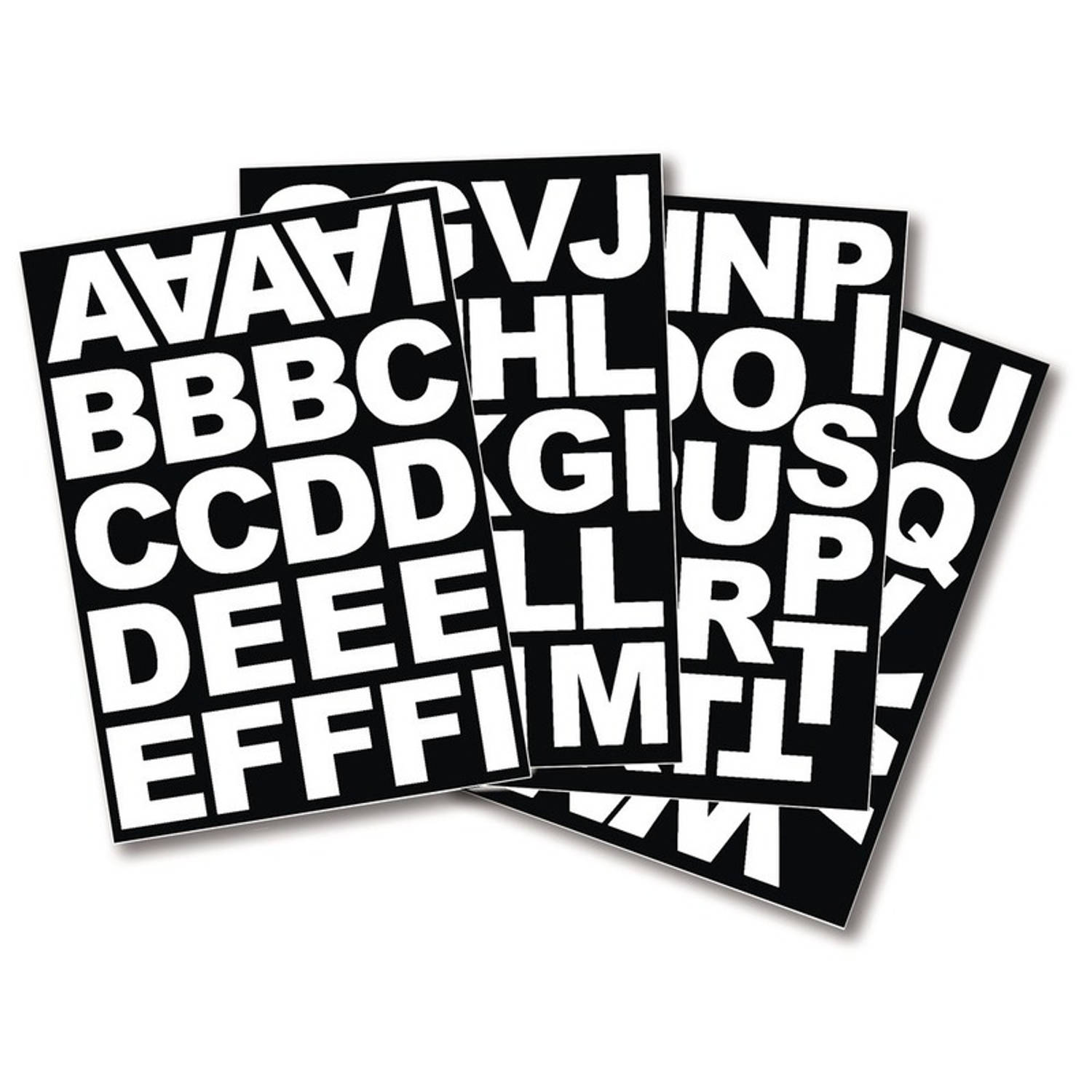 Alfabet Blokletters Stickers 5 Cm