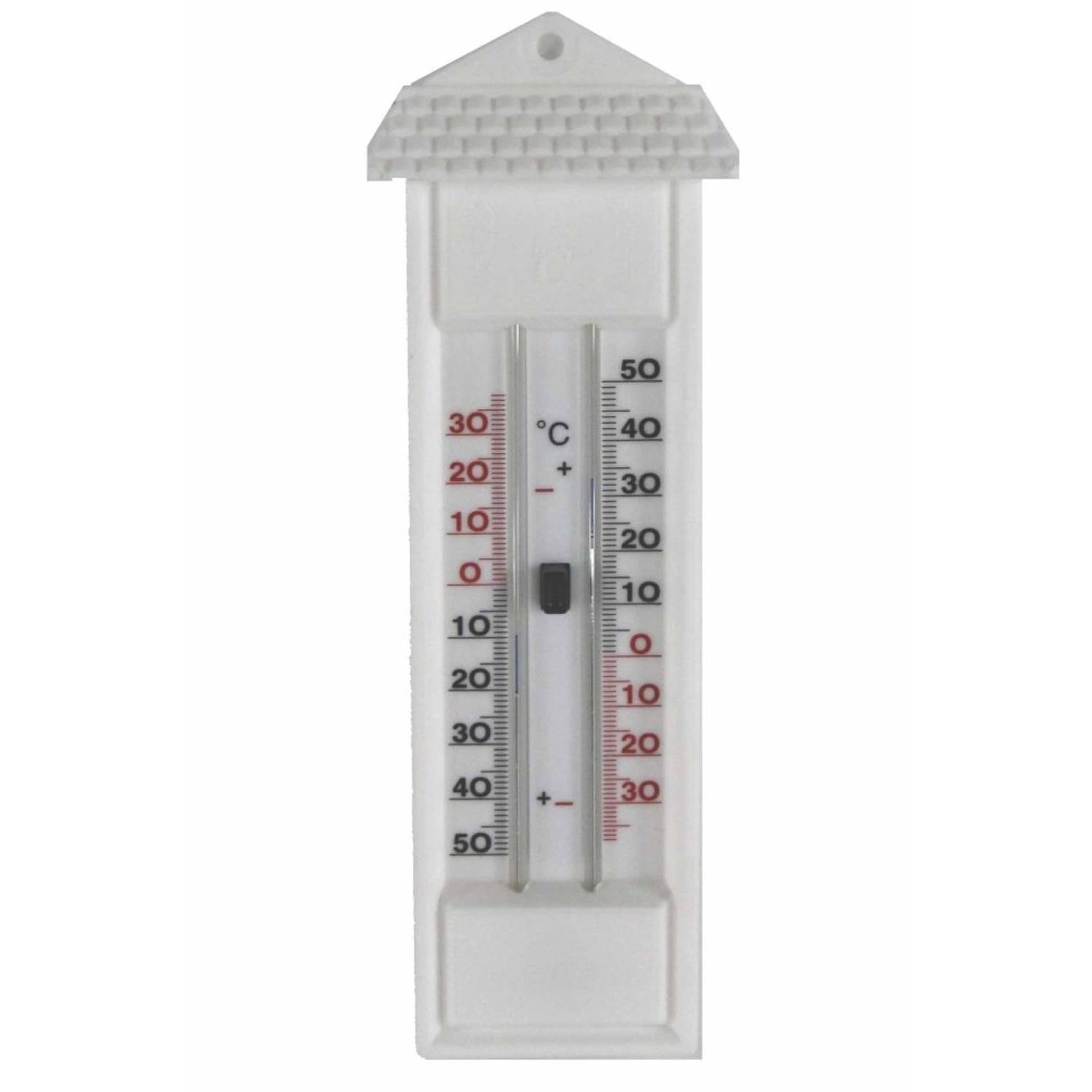 rundvlees Oorlogszuchtig voor het geval dat Thermometer buiten wit 23 cm - Buitenthermometers | Blokker