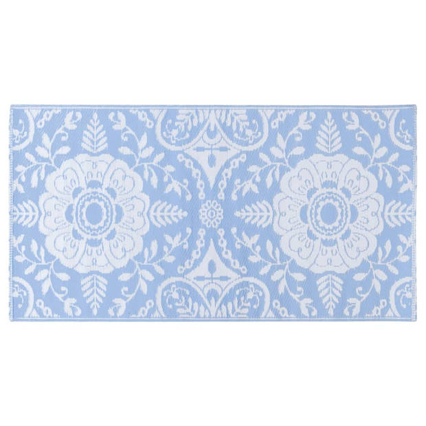 vidaXL Buitenkleed 160x230 cm PP babyblauw