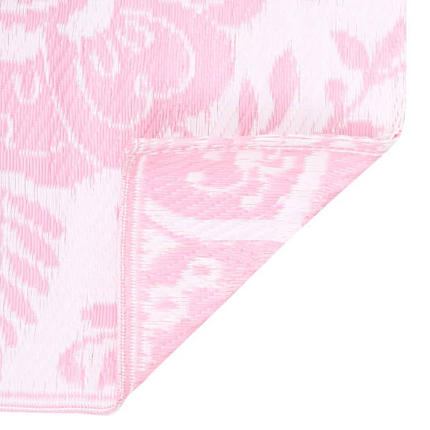 vidaXL Buitenkleed 80x150 cm PP roze