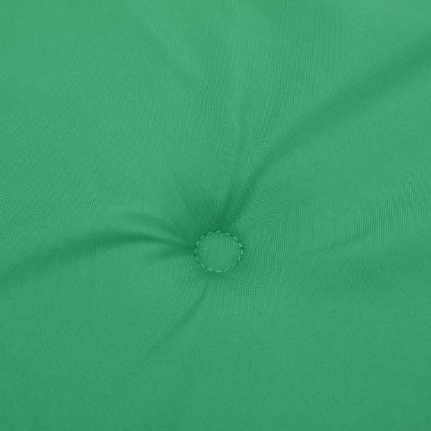 vidaXL Tuinstoelkussens 6 st hoge rug 120x50x3 cm stof groen