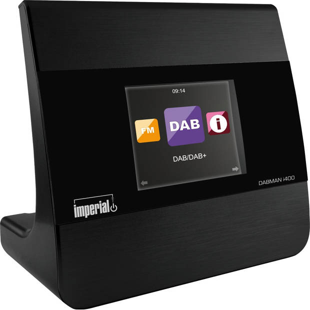 imperial DABMAN i400 DAB+ en internetradio ontvanger met bluetooth - zwart edt.