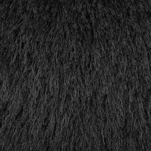 Beliani CIDE - Sierkussen-Zwart-Polyester