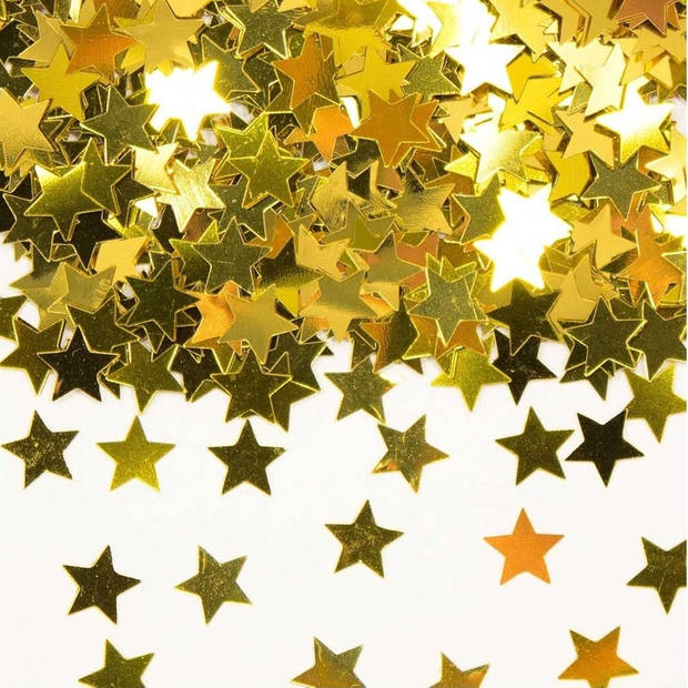Gouden sterretjes confetti versiering van 14 gram - Confetti