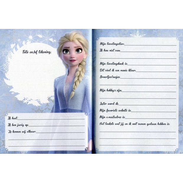 Frozen 2 vriendenboek vriendenboekje