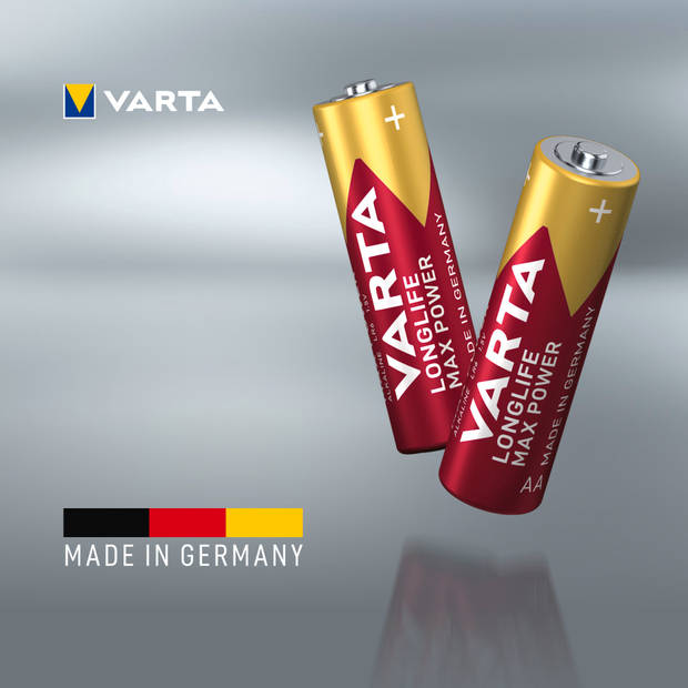 Varta Longlife Max Power AA Batterijen