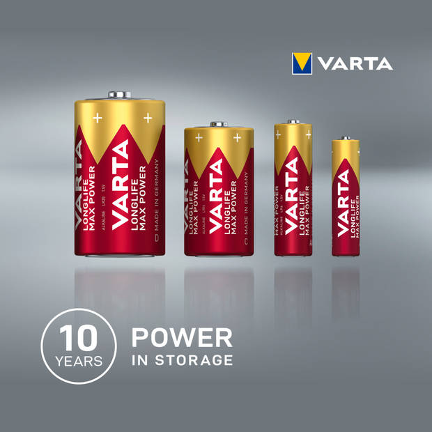 Varta Longlife Max Power AA Batterijen