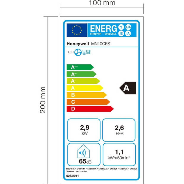 Honeywell MN10CES - Mobiele airco