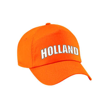 Holland supporter pet / cap oranje - EK / WK / Koningsdag - voor volwassenen - Verkleedhoofddeksels