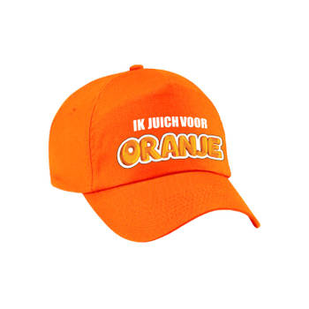 Holland fan pet / cap ik juich voor oranje - EK / WK - voor kinderen - Verkleedhoofddeksels