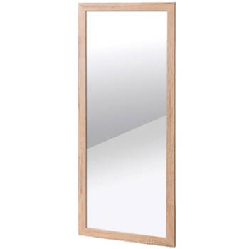Wandspiegel rechthoekig met houten frame 30 x 60 cm - Spiegels