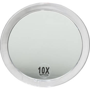 Fantasia make-up spiegel acryl met zuignap 10x vergroting