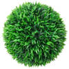 The Living Store Kunstbuxusbollen - Binnen- en buitengebruik - Polyethyleen - 38 cm - Groen
