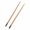 4x Luxe bamboe houten eetstokjes zwart 2 stuks - Eetstokjes