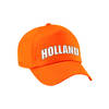 Holland supporter pet / cap oranje - EK / WK / Koningsdag- voor kinderen - Verkleedhoofddeksels
