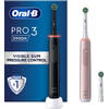 Oral B Pro 3 3900 Duo - Zwart en Roze Elektrische tandenborstel - met extra opzetborstel!