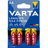 Varta Longlife Max Power AA Batterijen - 4 stuks