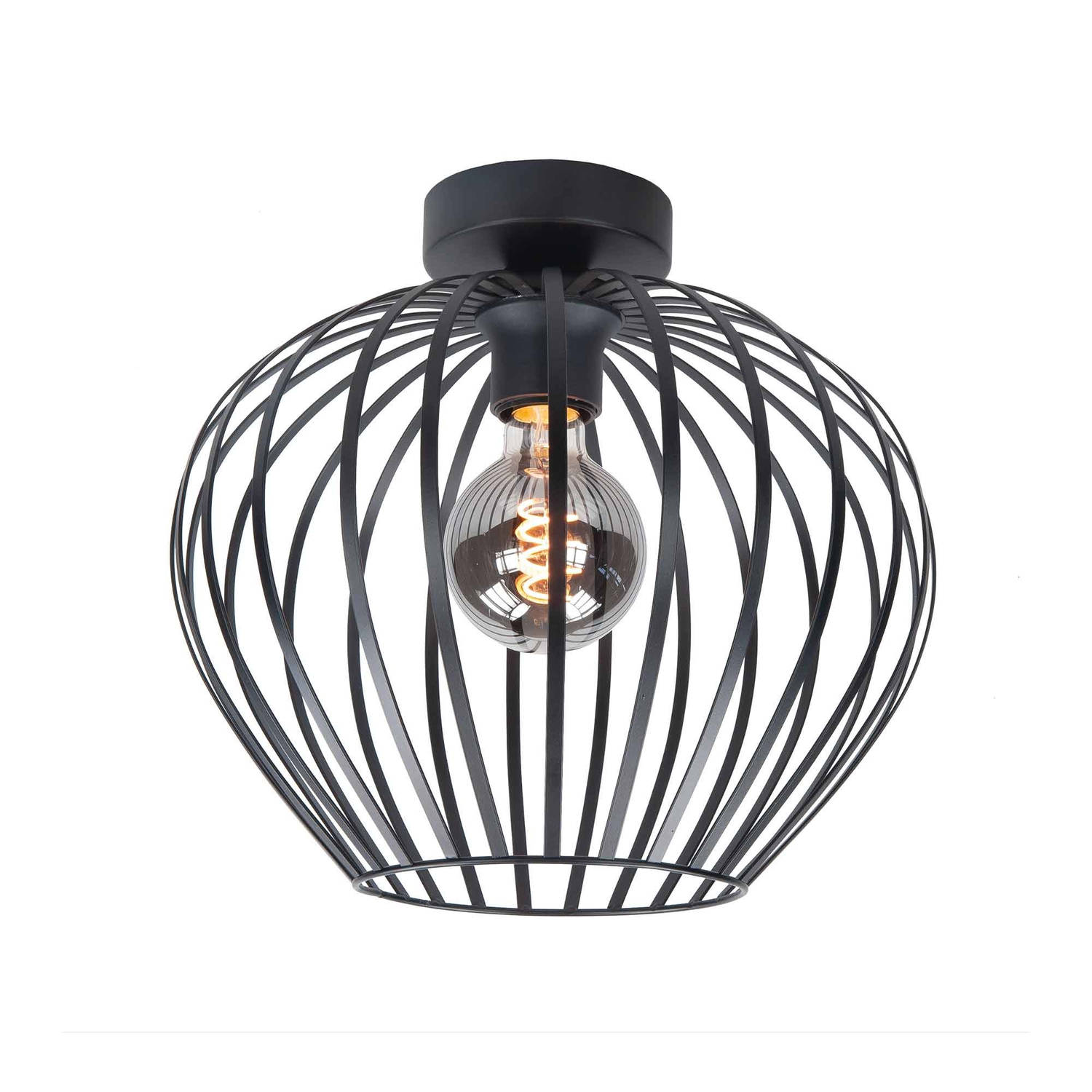 Highlight Plafondlamp Mela Ø 30 cm zwart