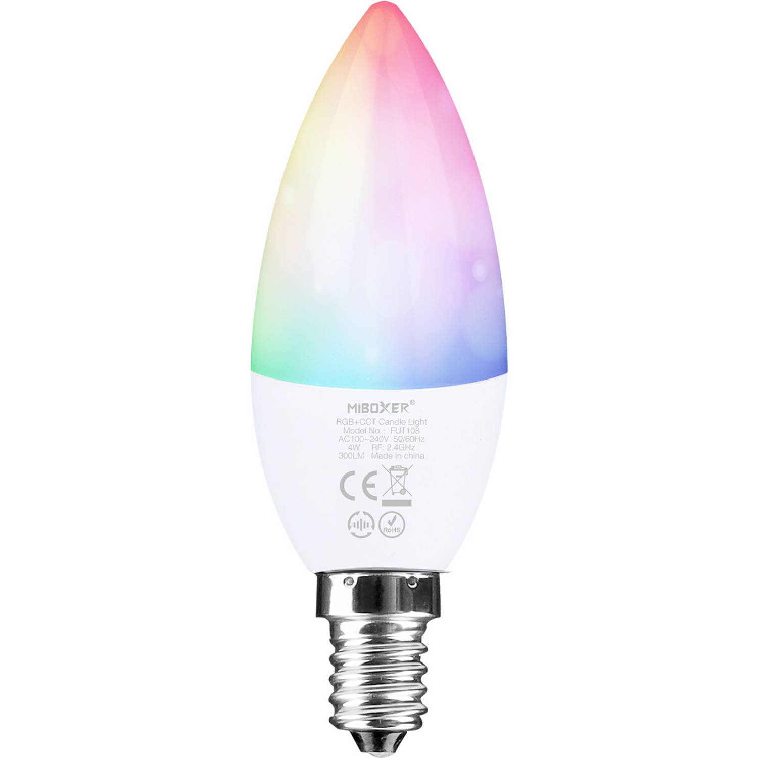 Mi-Light Mi light Miboxer Led Lamp Smart Kaarslamp Wifi Led Slimme Led 4w E14 Fitting Rgb+cct Aanpasbare Kleur online kopen