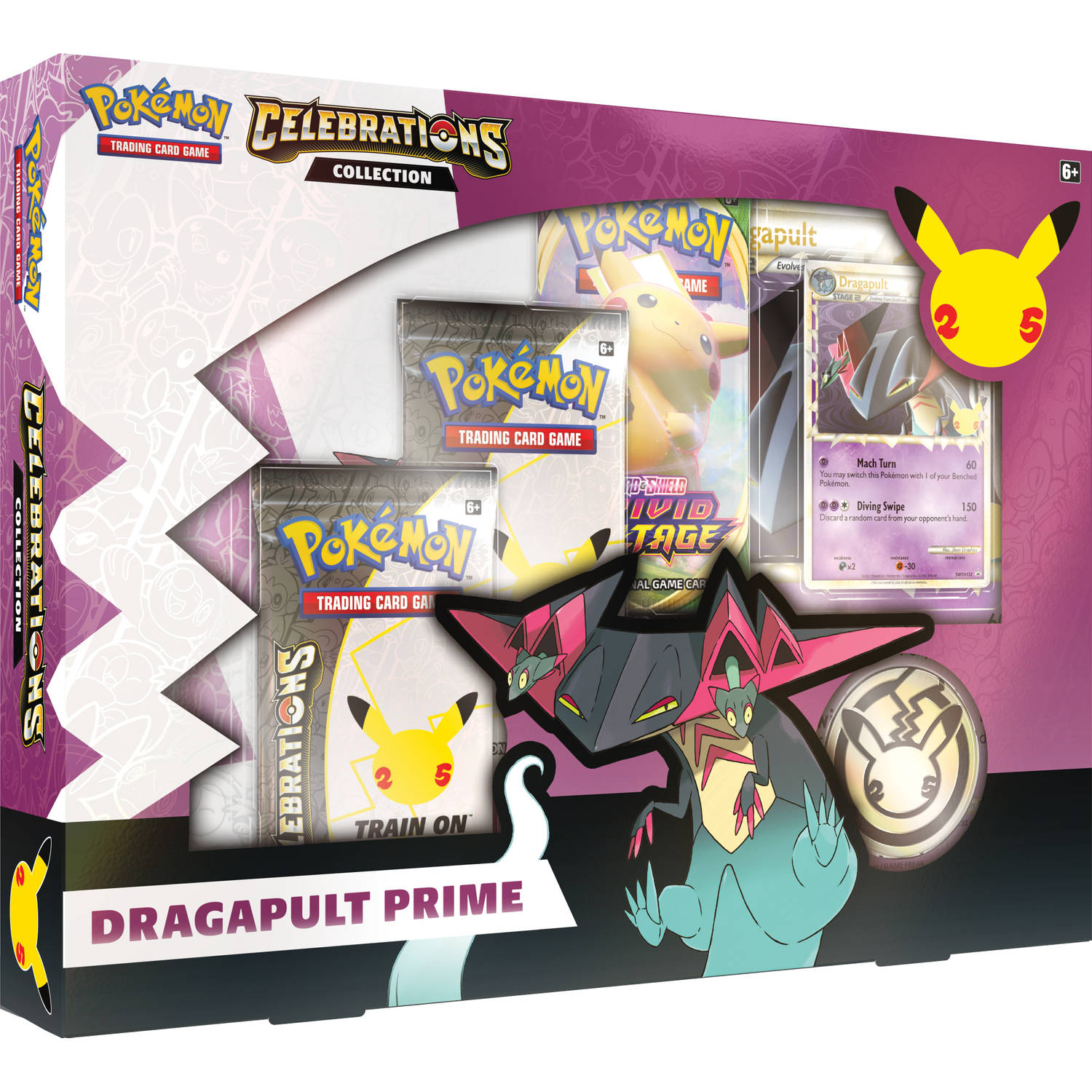 Onenigheid afstuderen Eentonig Pokémon Trading Card Game Celebrations collector box dragapult prime |  Blokker