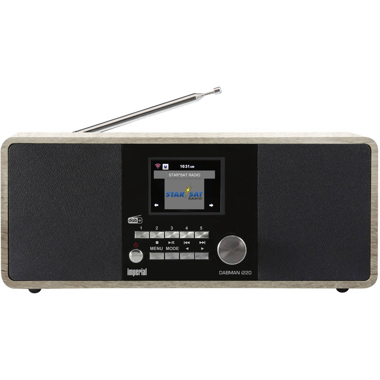 imperial DABMAN i220BT DAB+ en internetradio met bluetooth - vintage
