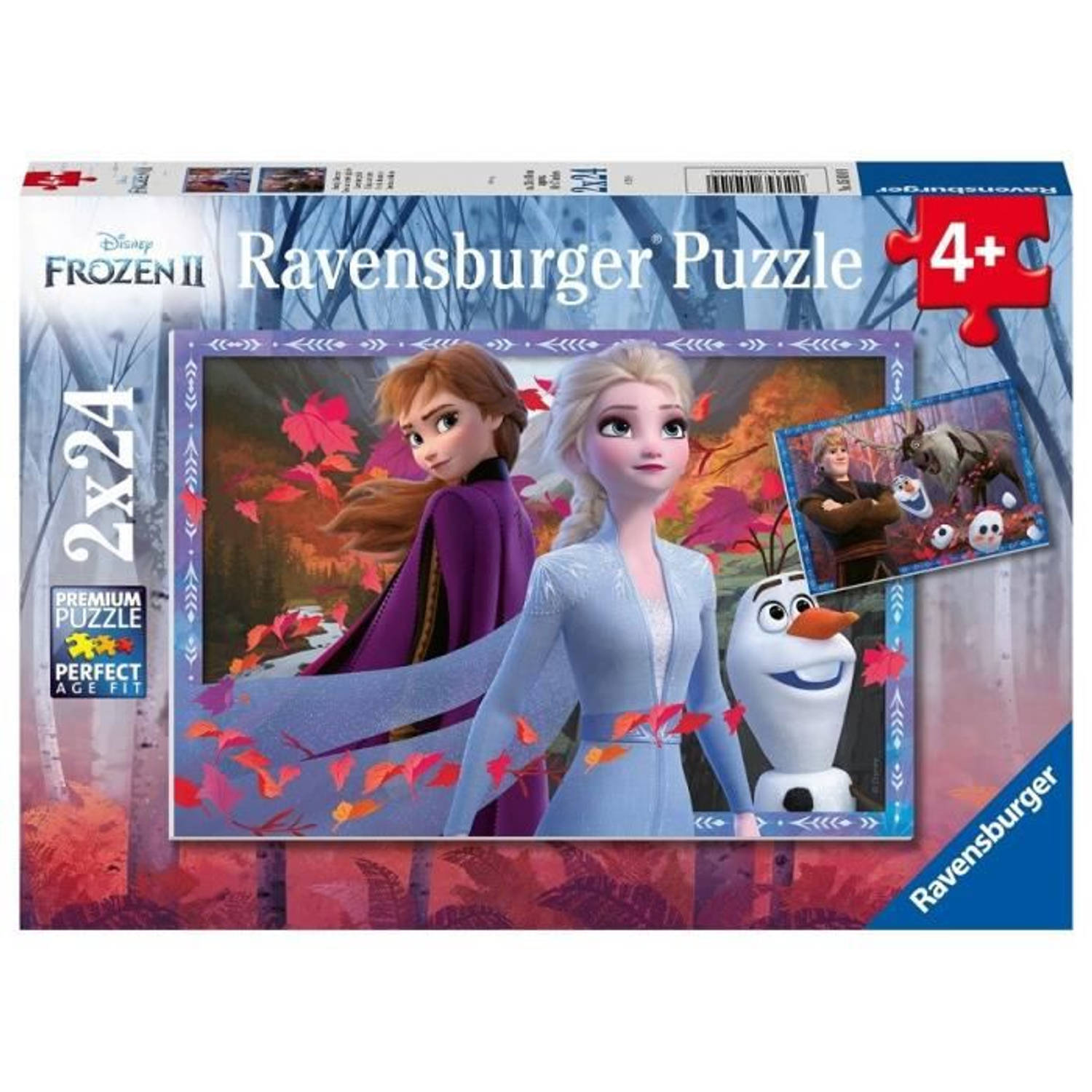 Ravensburger puzzel 2x24 stukjes Ijzige avonturen