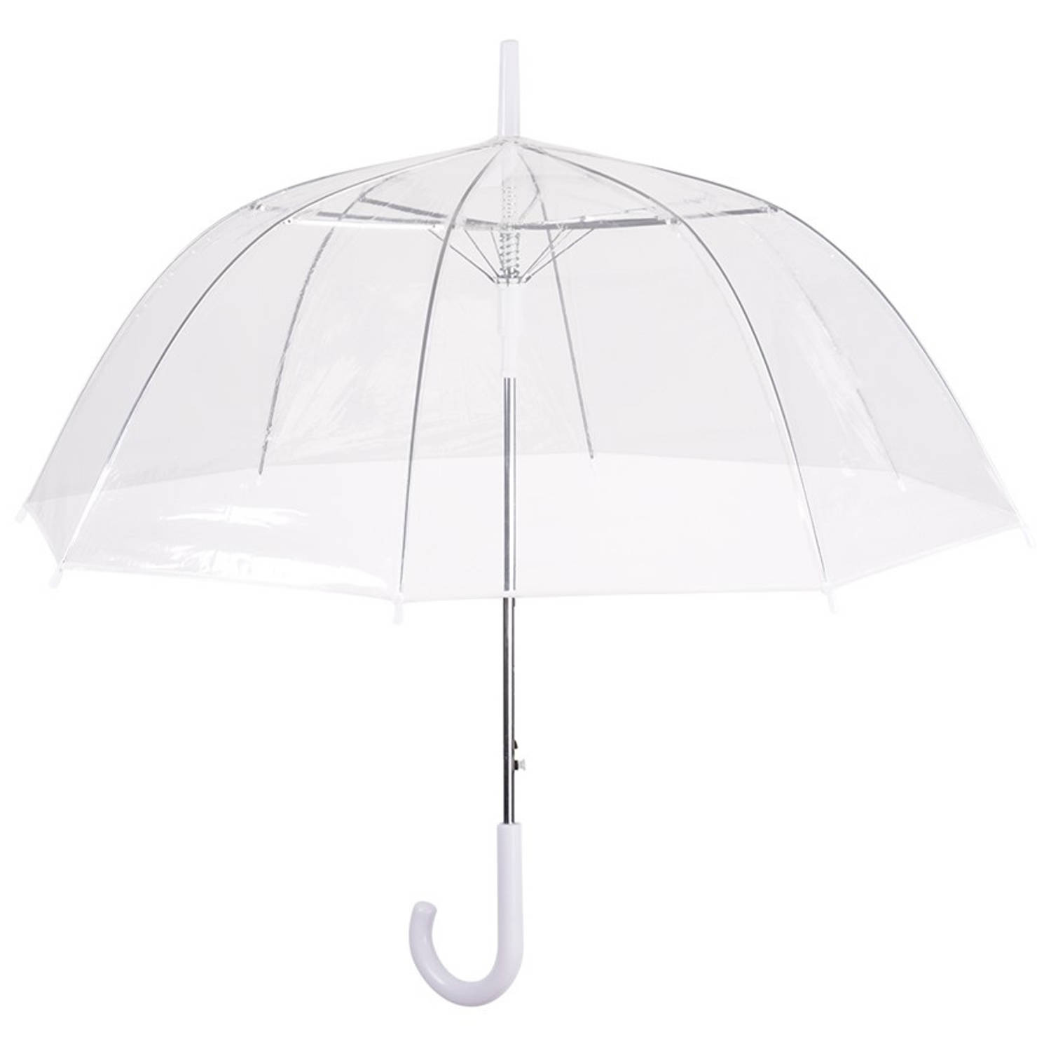 Perletti Paraplu New Basic Dames 99 Cm Automatisch Transparant