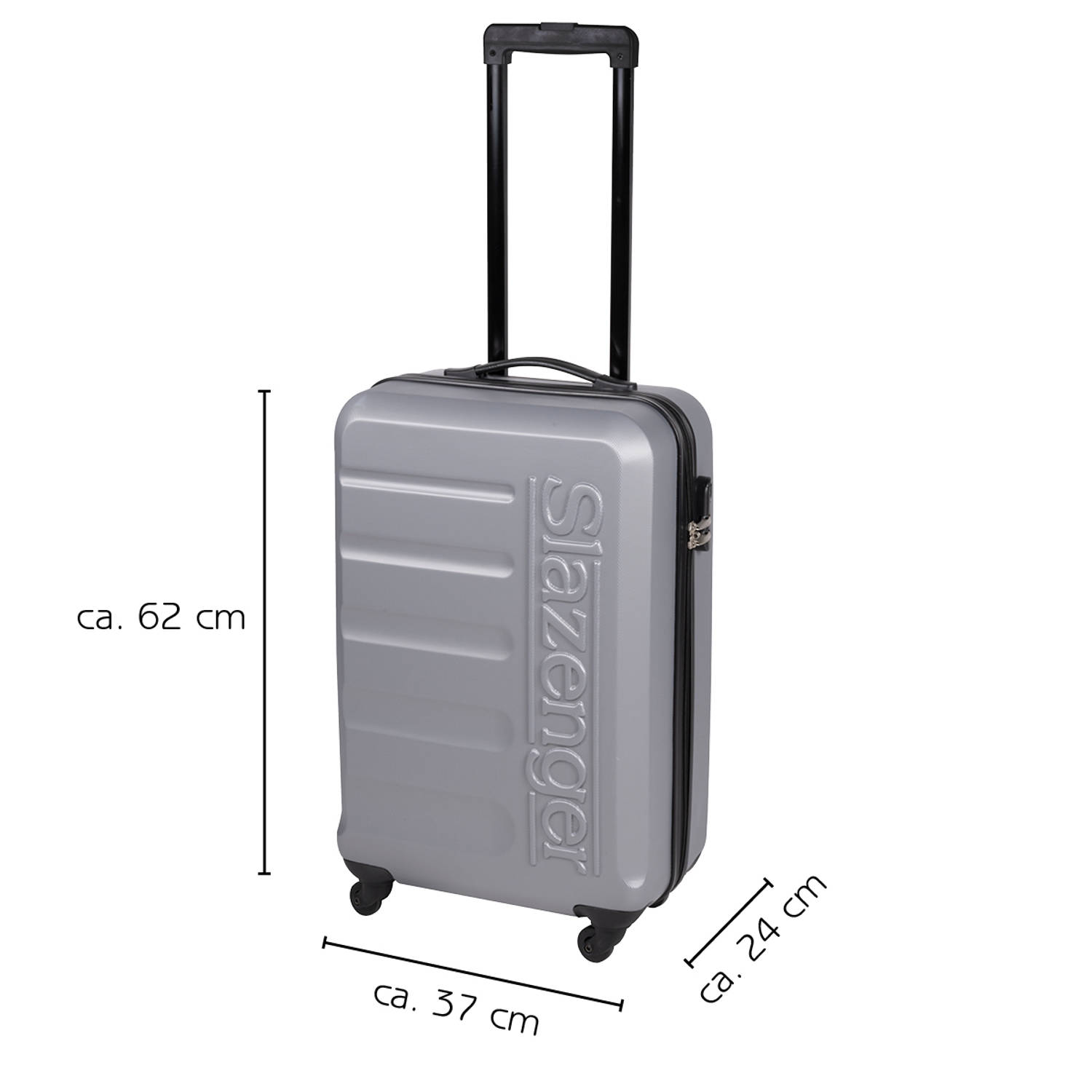 Terughoudendheid Frustrerend Stout Slazenger Kofferset - met 4 Wielen - Lichtgewicht - Handbagage Koffer - 3  Stuks | Blokker