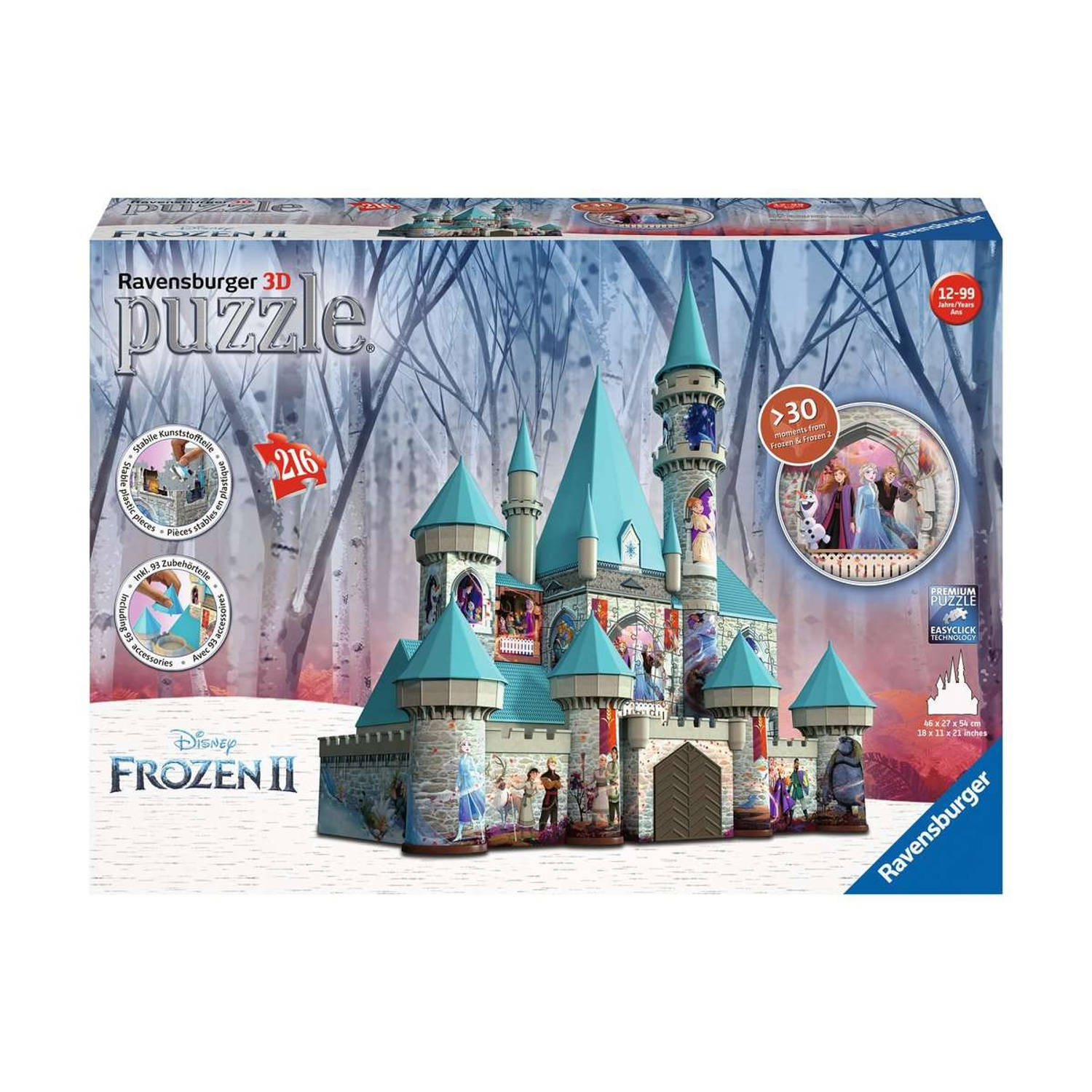 Ravensburger Frozen ll 3D puzzel kasteel