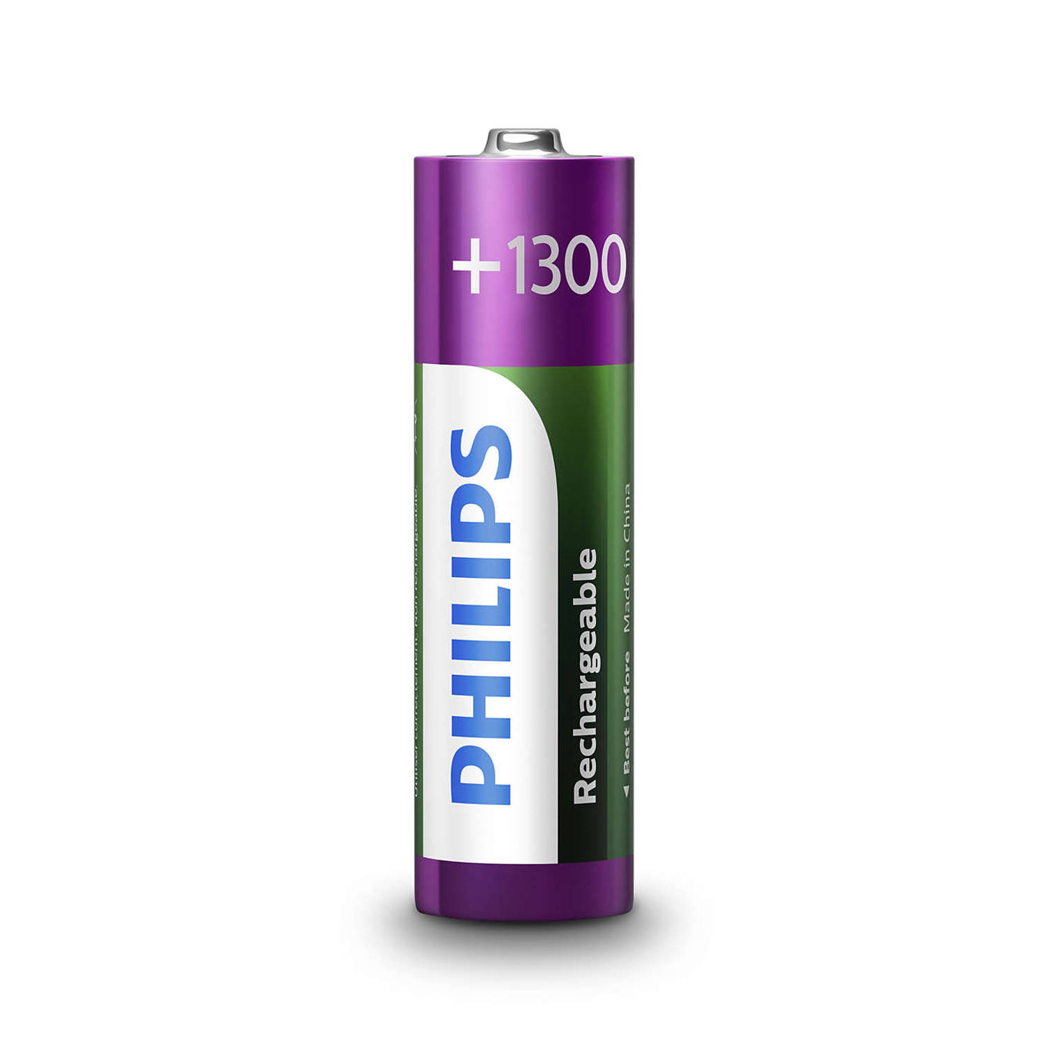 Philips Oplaadbare Batterijen - 4 - NiMH - 1300 mAh - tot 1000 Keer Oplaadbaar | Blokker