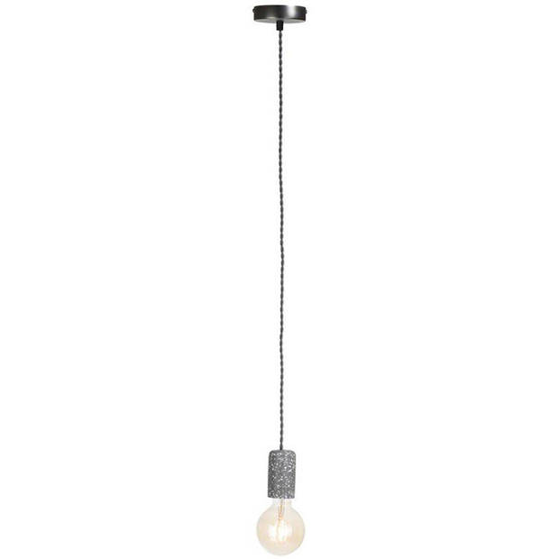 COCO Maison - Terrazza Hanglamp - E27 Fitting - 1-lichts - Rond - Mat Zwart - Beton