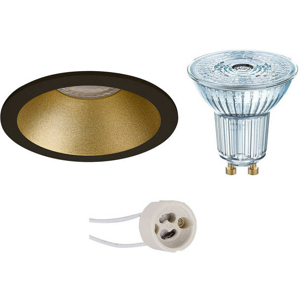 LED Spot Set - LEDVANCE Parathom PAR16 927 36D - Pragmi Pollon Pro - GU10 Fitting - Dimbaar - Inbouw Rond - Mat