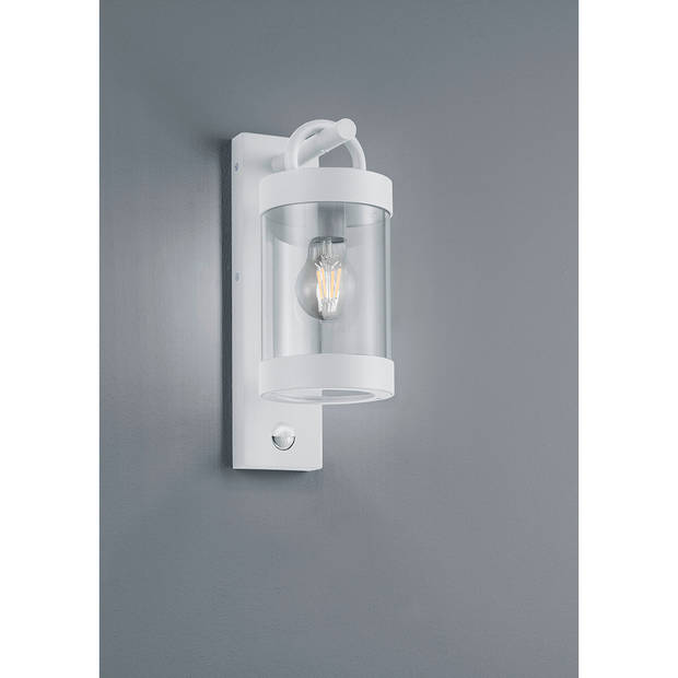 LED Tuinverlichting met Bewegingssensor - Wandlamp Buitenlamp - Trion Semby - E27 Fitting - Spatwaterdicht IP44 - Mat