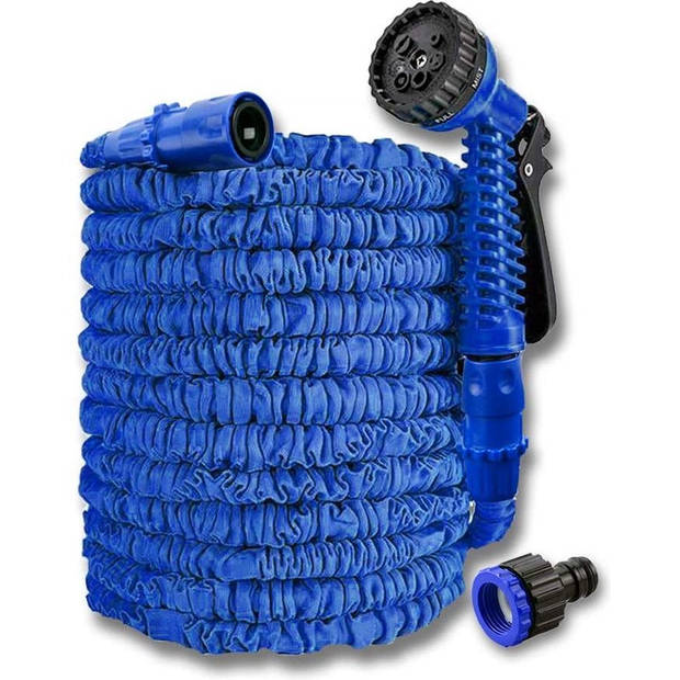 cilinder klasse luister Flexibele Tuinslang - 15 Meter - Blauw | Blokker