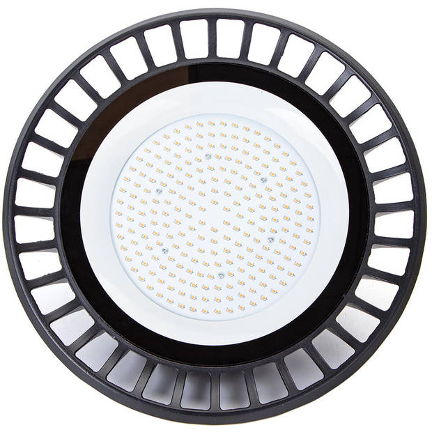 LED UFO High Bay 150W - Aigi Retri - Magazijnverlichting - Waterdicht IP65 - Natuurlijk Wit 4000K - Aluminium