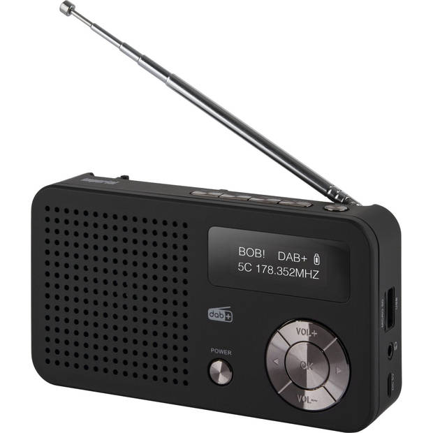 imperial DABMAN 13 draagbare DAB+ en FM-radio met MP3 - zwart